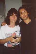 Io e Jeff Beck (21/07/98)